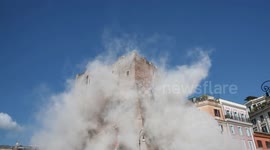UNCAPTIONED: Worker Dies After Collapse of Medieval Tower Near Rome's Colosseum