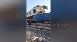 Six killed as passenger train collides with a goods train near Bilaspur, Central India