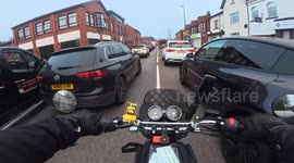 Chill Biker Defends Driver