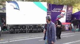 Protesters rally outside former US Embassy in Tehran on 46th anniversary of hostage crisis
