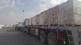 Limited humanitarian aid convoys continue entering Gaza under ceasefire