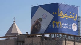 Campaign posters fill Baghdad ahead of Iraq’s elections