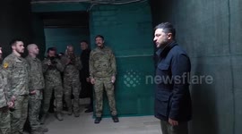 Zelenskyy awards Azov troops during visit to Dobropillia front in Donetsk