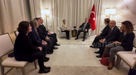 Turkish foreign minister meets Finnish Islamic Congregation representatives in Helsinki