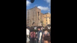 Italy: Torre dei Conti Medieval Roman Tower Collapse Leaves 1 Dead Amid Restoration