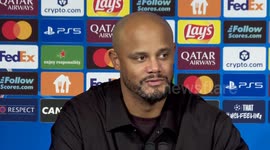 Bayern Munich coach Vincent Kompany speaks after PSG match