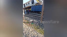 Two trains collide killing 11 people in India