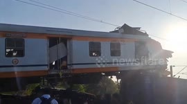 Passenger train crashes into cargo locomotive killing 11 in India