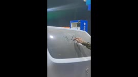 Goku Appears at the Petrol Pump: Amazing Art by Unexpected Artist