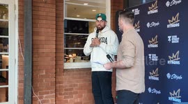 Tennis star Nick Kyrgios smashes plates at Zeus Street Greek — Media Preview Tasting Event in Sydney, Australia