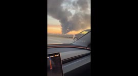 Massive Smoke Plume Captured After UPS Airlines Flight 2976 Crashes Near Louisville Hub