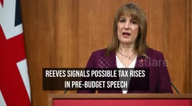 Reeves Signals Possible Tax Rises In Pre-Budget Speech