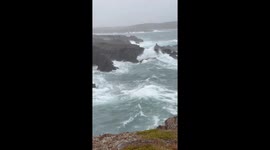 Canada: Bomb Cyclone Pounds Newfoundland With Heavy Winds and Snow