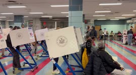 New Yorkers Vote To Elect New Mayor In A General Election 1/2