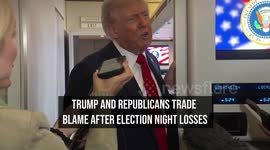 Trump and Republicans Trade Blame After Election Night Losses