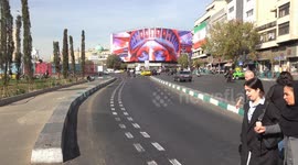 Giant banner displayed in Tehran on 46th anniversary of US embassy seizure