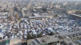 Stadium in Gaza turns into shelter for hundreds of displaced families