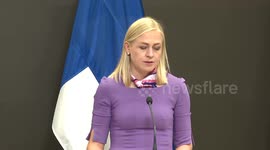 Turkish, Finnish Foreign Ministers hold joint press conference (2)