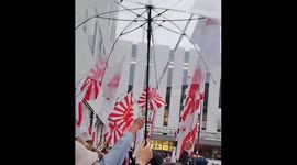 Protest Against Immigration Policy Held in Oyama City