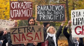 Bosnian protesters call for canceling Israeli team’s match over Gaza war