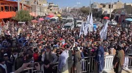 Afghanistan U-17 futsal team welcomed by crowds in Paktiya