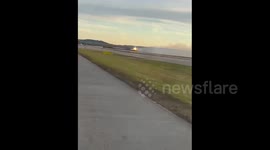 US: A UPS plane crashed on takeoff from Louisville, Kentucky, airport, igniting huge fire on ground