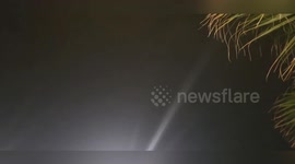 US: Brownsville Pummeled By Fierce Thunderstorm In Electrifying Night Sky