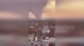 US: UPS Cargo Plane Crash Sends Massive Smoke Plume Over Louisville