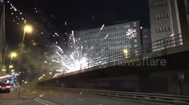 Birmingham under Siege: Warzone erupts as fireworks battles take hold in Aston with police struggling to keep control