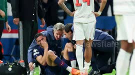 UNCAPTIONED: PSG's Achraf Hakimi in Tears After Luis Diaz Sent Off for Horror Tackle