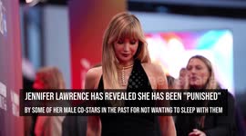 Jennifer Lawrence reveals she's been 'punished' by male co-stars for not wanting to sleep with them