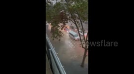 Spain: Rainstorms Bring Flooding To Sabadell / 1