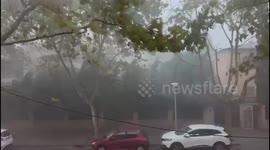 Powerful Storm Sweeps Across Mallorca