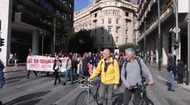 Students march in Athens demanding improvements to education system
