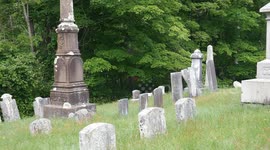 4K Graveyard Establishing Shot Cemetery Moody Revolutionary Era Graves
