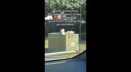 Florida residents leave supply packages for neighbours amid government shutdown