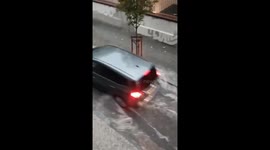 Floodwaters Overwhelm Sabadell Street as Multiple Cars Swept Away – Video Credit: Joan Marsol