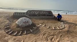 Bharat Ki Nari Shakti: Sudarsan Pattnaik's Epic Sand Tribute to India's World Cup Winning Women!