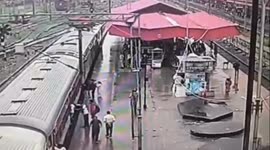 Railway Protection Special Force Constable Heroically Saves Two Passengers from Moving Train in Danapur