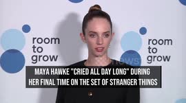 Maya Hawke 'cried from beginning to end' during final day on Stranger Things