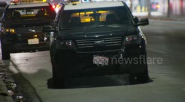 US, Los Angeles: Vermont-Slauson LAPD Strikes And Kills Dog Graphic Content