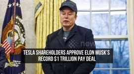 Tesla Shareholders Approve Elon Musk's Record $1 Trillion Pay Deal