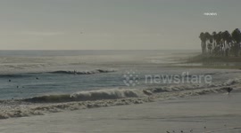 US, Los Angeles: Ventura King Tides High Surf