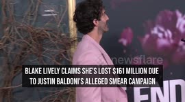 Blake Lively claims she's lost $161 million due to Justin Baldoni's alleged smear campaign