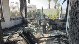 Illegal Israeli settlers set fire to Palestinian home, attack farmers, journalists in occupied West Bank