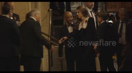 Princess Catherine and Prince George arrive at the Royal albert Hall for the Festival of Remembrance 2025