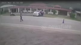 Honduras: 16-Year-Old Motorcyclist Runs Over Police Officer in Honduras
