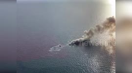 Italy: Three Saved As Boat Catches Fire Off Italian Coast