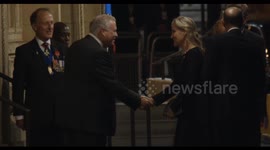 The Duke and Duchess of Edinburgh arrive at the Royal albert Hall for the Festival of Remembrance 2025
