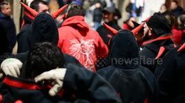 Spain’s iconic Correfoc Festival celebrated with fire performances